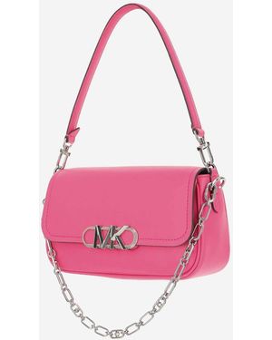 Michael Kors Medium Calfskin Shoulder Bag Leather - Pink