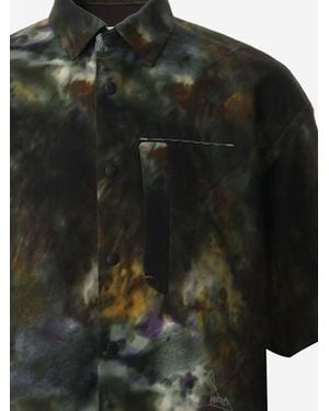 and wander Shirt With Abstract Print, Nylon Polyester - Black