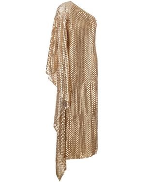 Taller Marmo Long Sequin Dress - Natural
