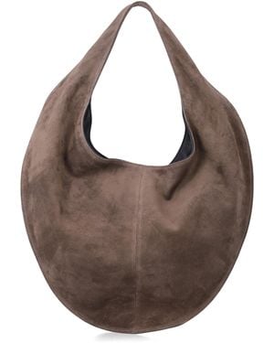 Maeden Market Mute Suede Tote Leather - Brown