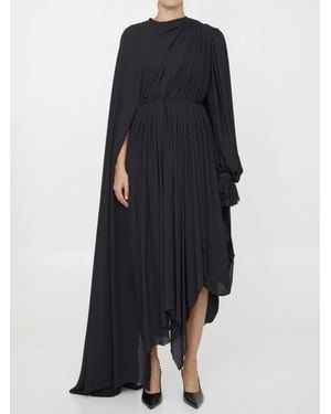 Balenciaga Technical Crã¨Pe Dress - Blue