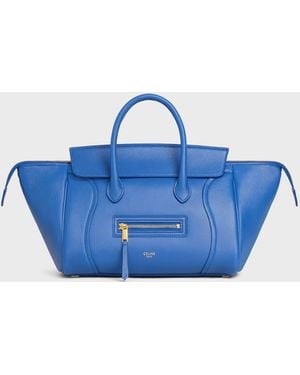 Celine Sac Small Luggage Oxide Hand Bags - Blue