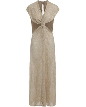 Savannah Morrow Savannah Morrow Fiori Dress - Natural