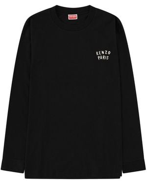 KENZO T-Shirt Boke Heart Cotton T-Shirts - Black