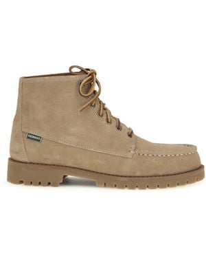 Sebago Parker Leather Boots - White