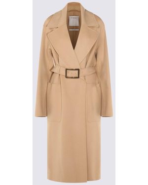 Sportmax Coats _Wv - Natural