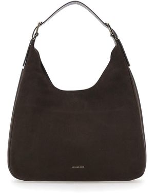MICHAEL Michael Kors Shoulder Bag With Logo Lettering On The Front - Black