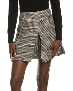 Brunello Cucinelli Plaid Pleated Bermuda Shorts - Black