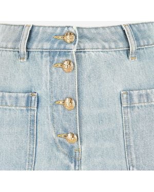Valentino Jeans With Buttons Cotton - Blue