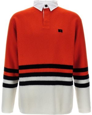 Wales Bonner Cypher' Polo Shirt - Red