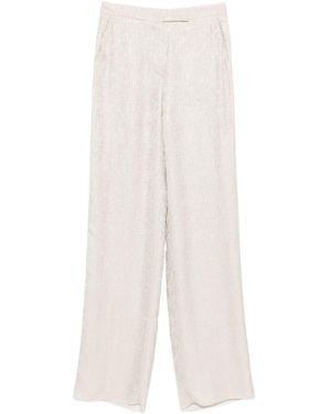 Emporio Armani Straight-Leg Pants - White