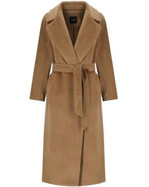 Weekend by Maxmara Wool And Alpaca Coat Tempera - Natural