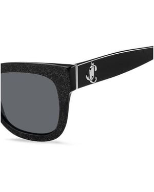 Jimmy Choo Jan-S Celluloid Occhiali Sole - Black