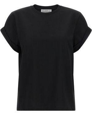 Victoria Beckham Cotton T-Shirt - Black