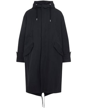 Ami Paris Ami Padded Parka Jacket - Blue
