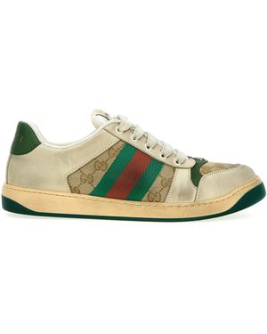 Gucci Screener Gg Trainers - Green