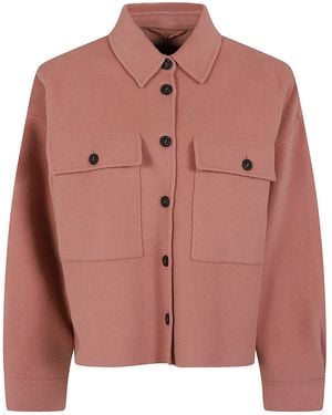Weekend by Maxmara Doppio Lana-Nylon Unito, Melange E Bicolore Lana Vergine Ovis Aries Giacca - Pink
