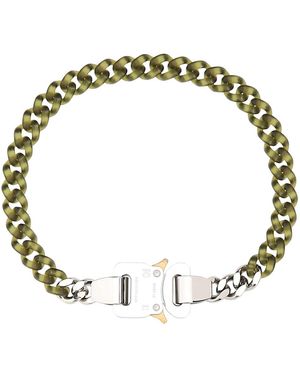 1017 ALYX 9SM Alyx Two-Tone Nylon And Metal Necklace - Metallic