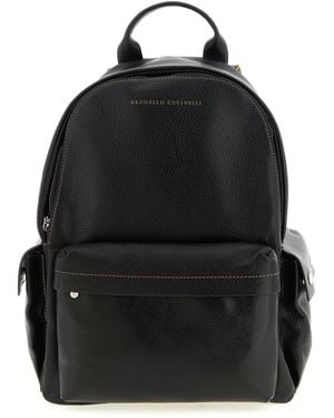 Brunello Cucinelli 'Travel' Backpack - Black