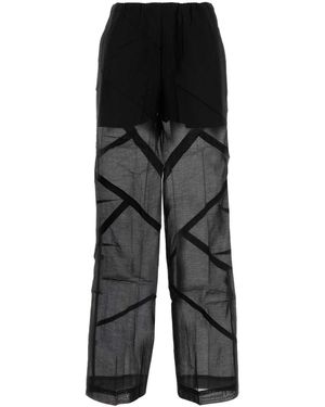 Italist Drawstring Pants - Black