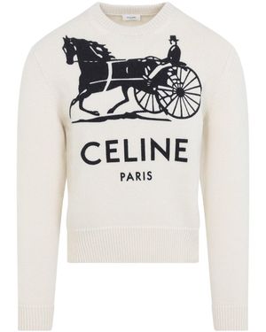 Celine Cashmere Pullover - White