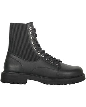 DIESEL High Boot Leather Elegant - Black