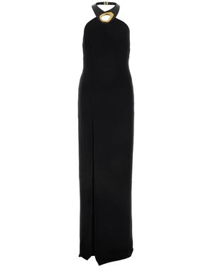 【Tom Ford】 High-neckジャージ maxiドレス Tom Ford - Hooded maxi dress TOM FORD