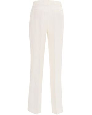 P.A.R.O.S.H. P.A.R.O..H. Pants Viscose Linen - White