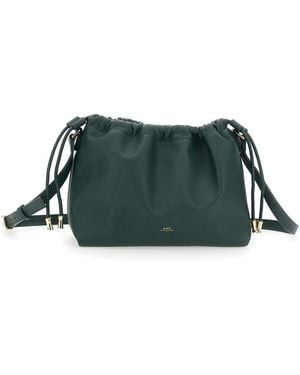 A.P.C. Sac Ninon Mini Bags Recycled Material With Leather Effect - Green