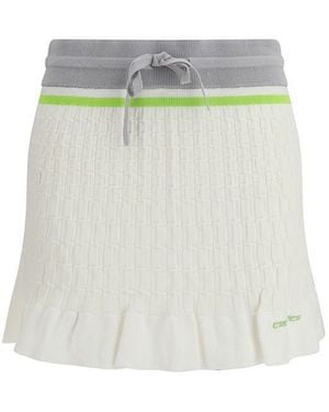 CASABLANCA Cotton Mini Skirt - Green