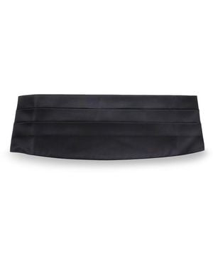 Brunello Cucinelli Cotton And Silk Cummerbund - Black