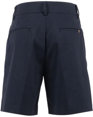 K-Way Nive Twill Tech Trousers Cotton Polyester Polyurethane - Blue