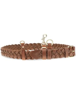 Miu Miu Calf Leather Belt (Bos Taurus) - Brown