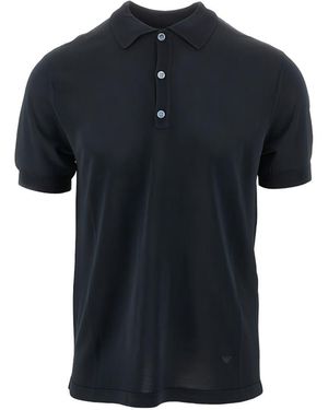 Emporio Armani Exclusive T-Shirts And Polos Viscose - Black