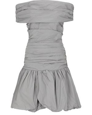 ROTATE BIRGER CHRISTENSEN Drape Dress - Grey