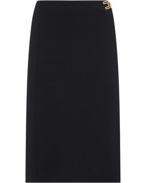 Elisabetta Franchi Midi Skirt Polyester - Blue