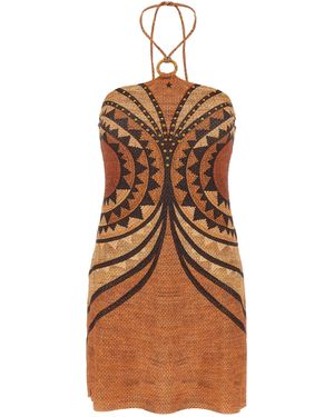 Pin-Up Stars Intreccio Africano Dress - Natural