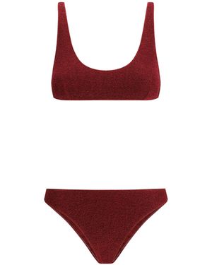 Oséree Lumiere Sporty Swimsuit - Red