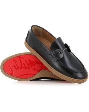 Christian Louboutin Slip-On Chambeliboat Flat - Red