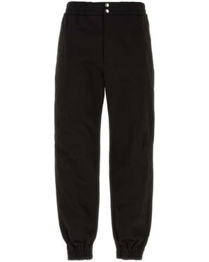 McQueen Organic Cotton Cargo Trousers - Black