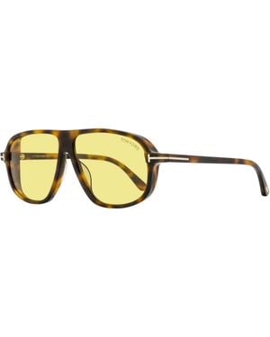 Tom Ford Guillaume Sunglasses Tf1208 53E 61Mm Ft1208 Plastic (Acetate) - Black