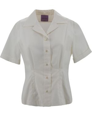 Weekend by Maxmara Cotton Poplin Shirt - Grey