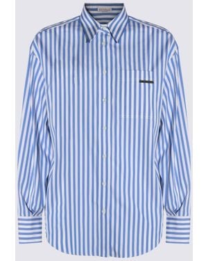 Brunello Cucinelli Light And Cotton Shirt - Blue