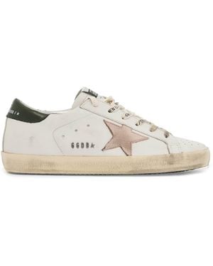 Golden Goose Super-Star Trainers - White