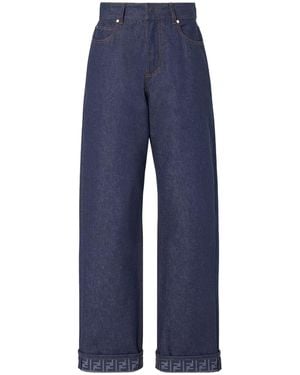 Fendi Jeans Cotone - Blue