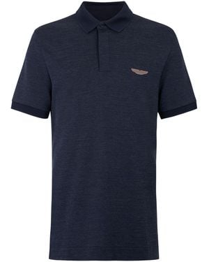 BOSS Short-Sleeve Cotton Polo Shirts - Blue