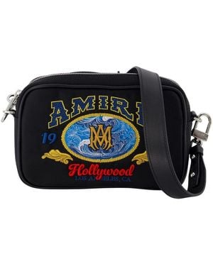 Amiri Logo Camera Crossbody - Black