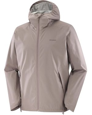 Salomon Neutral Outscape 2L Hooded Jacket - Grey