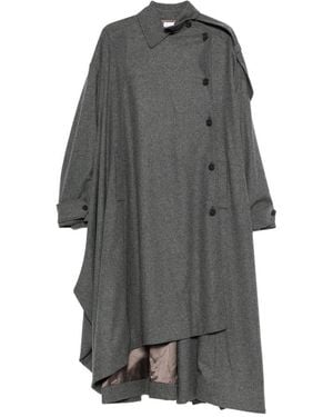 THE NINA STUDIO Asymmetric Coat - Gray