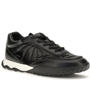 Pinko Gea Leather Sneakers - Black